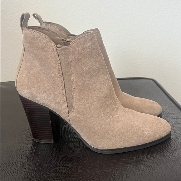 Michael Kors Shoes - MICHAEL KORS Tan Suede Ankle Boots